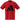 T-SHIRT Rosso Adidas