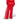 PANTALONE SPORTIVO Rosso Adidas